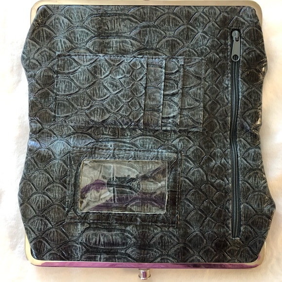 Faux Alligator Clutch - Picture 4 of 4